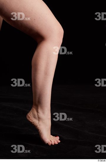 Calf Woman White Nude Average Studio photo references