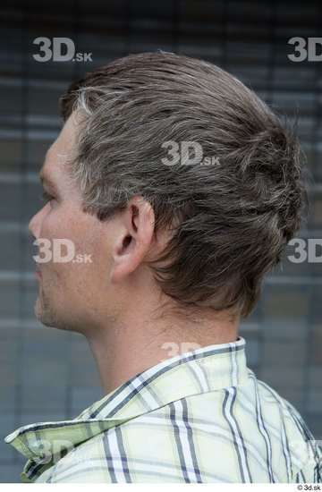 Head Hair Man White Casual Slim Street photo references