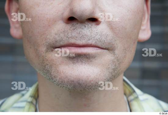 Mouth Man White Casual Slim Street photo references