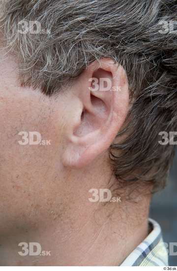 Ear Man White Casual Slim Street photo references