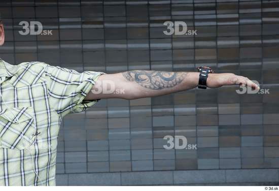 Arm Man White Tattoo Casual Slim Street photo references