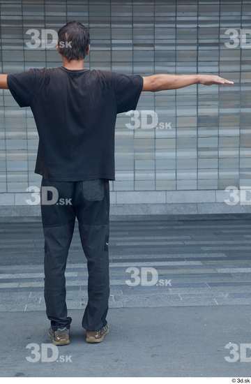 Whole Body Man T poses White Casual Average Standing Street photo references