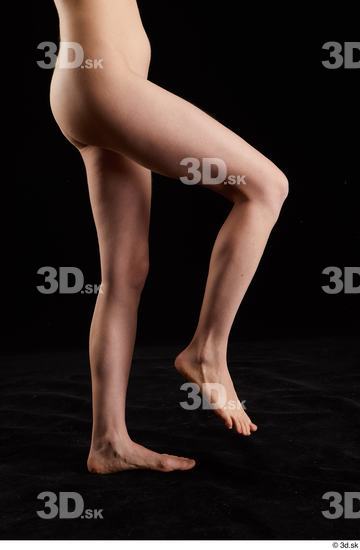 Leg Woman White Nude Slim Studio photo references