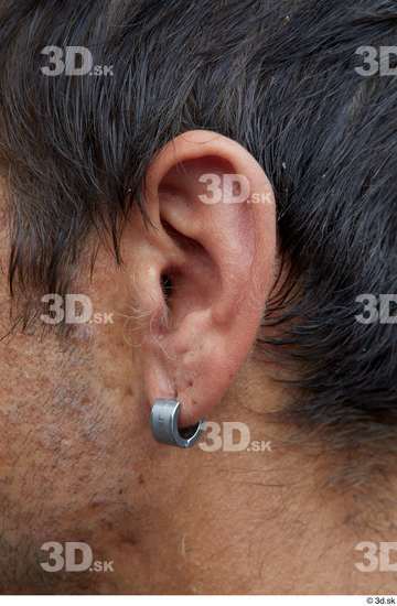 Ear Man White Casual Slim Street photo references