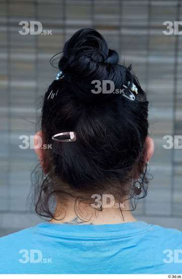 Head Hair Woman White Casual Chubby Street photo references