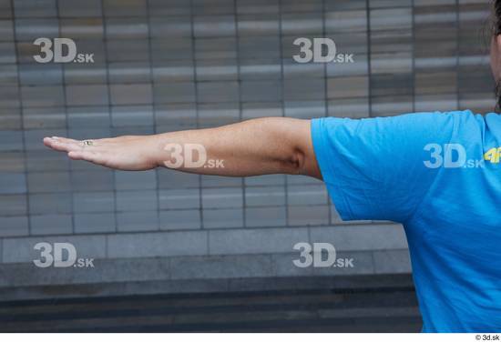 Arm Woman White Casual Chubby Street photo references