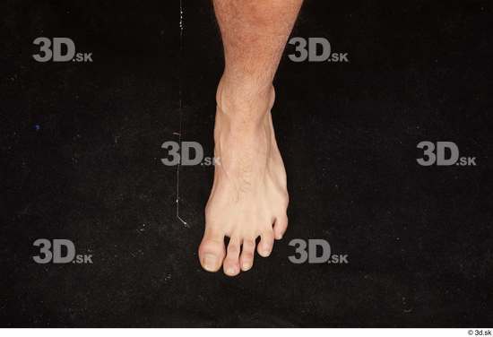 Foot Man Nude Slim Studio photo references