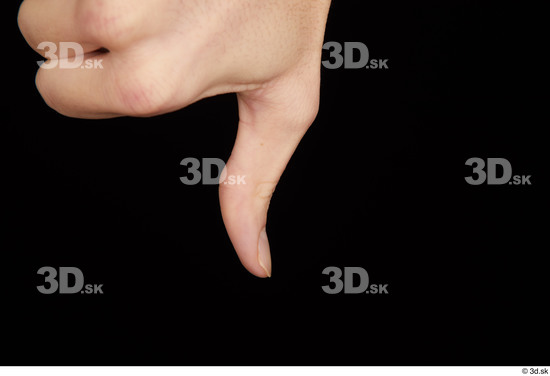 Fingers Man Slim Studio photo references