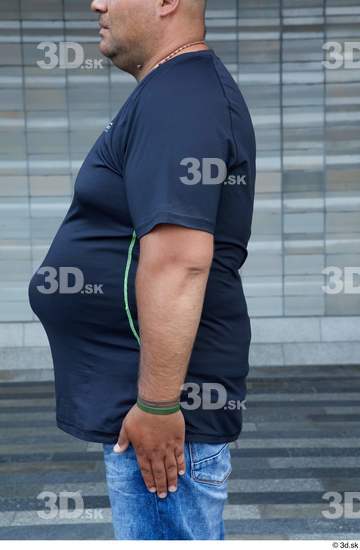 Arm Upper Body Man White Casual Overweight Street photo references