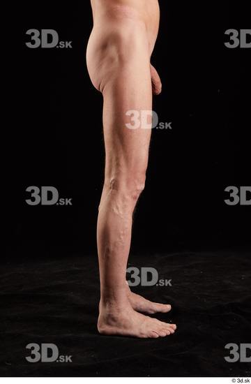 Leg Man White Nude Average Studio photo references