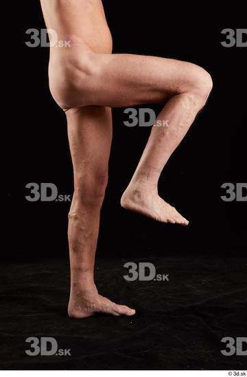 Leg Man White Nude Average Studio photo references