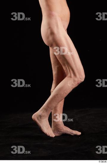 Calf Man White Nude Average Studio photo references