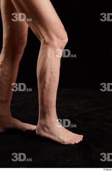 Calf Man White Nude Average Studio photo references