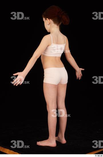 Whole Body Woman Underwear Slim Standing Studio photo references