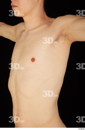 Chest Upper Body Man White Nude Slim Studio photo references