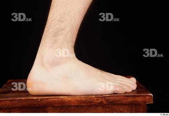 Foot Man White Nude Slim Studio photo references