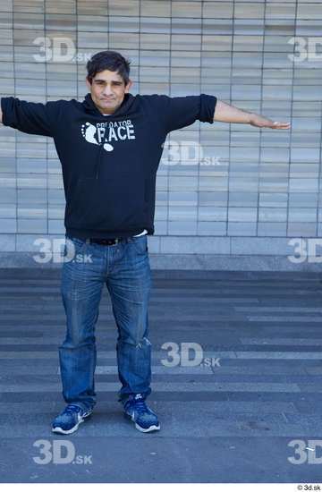 Whole Body Man T poses White Casual Average Standing Street photo references