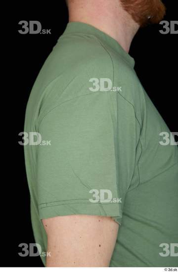 Arm Upper Body Man White Army Shirt Average Studio photo references