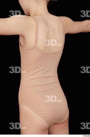 Upper Body Woman Underwear Slim Studio photo references