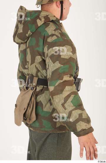 Arm Upper Body Man White Army Uniform Jacket Average Clothes photo references