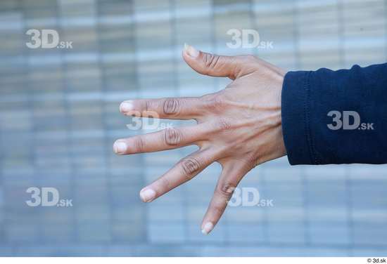 Hand Woman White Casual Average Street photo references