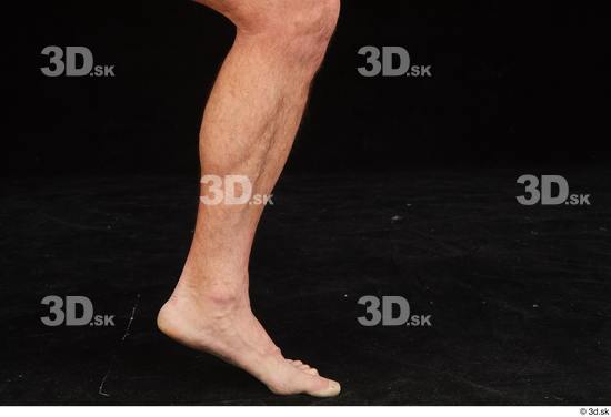 Calf Man White Nude Muscular Studio photo references