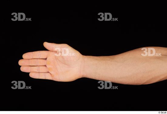 Hand Man White Nude Muscular Studio photo references