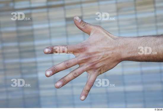 Hand Man White Sports Average Street photo references