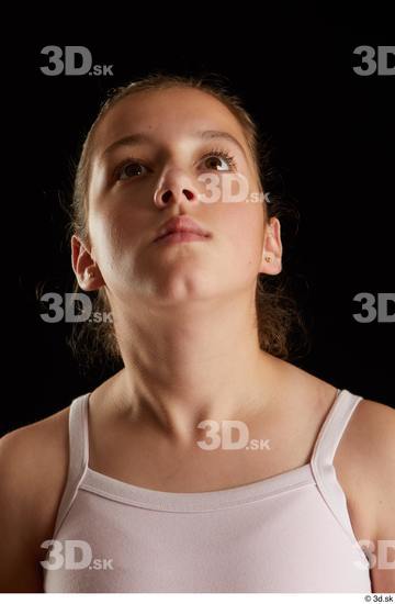 Head Woman White Average Studio photo references