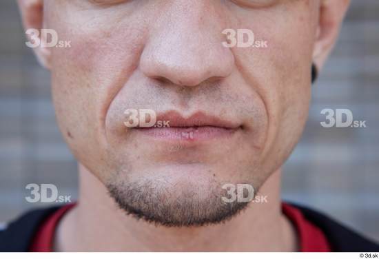 Mouth Man White Casual Slim Street photo references