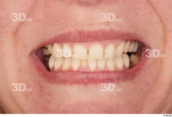 Teeth Woman White Chubby Studio photo references