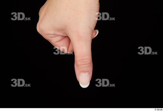 Fingers Woman White Chubby Studio photo references