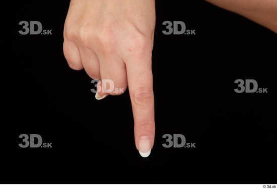 Fingers Woman White Chubby Studio photo references