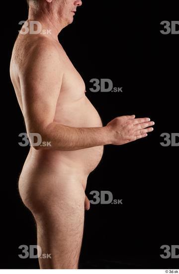 Arm Man White Nude Chubby Studio photo references