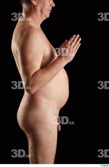 Arm Man White Nude Chubby Studio photo references