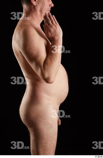 Arm Man White Nude Chubby Studio photo references