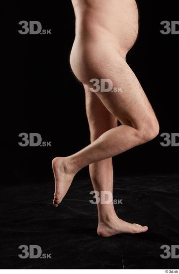 Calf Man White Nude Chubby Studio photo references