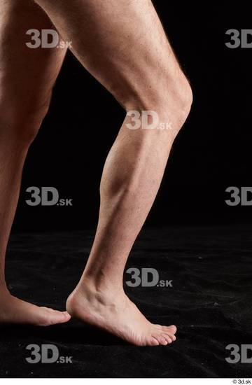 Calf Man White Nude Chubby Studio photo references