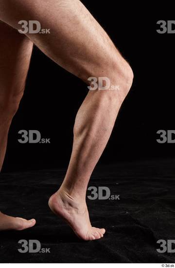 Calf Man White Nude Chubby Studio photo references