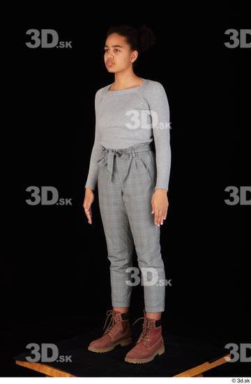 Whole Body Woman Casual Sweatshirt Trousers Average Standing Studio photo references