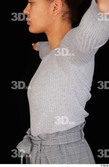 Upper Body Woman Casual Sweatshirt Average Studio photo references