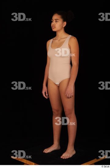 Whole Body Woman Underwear Average Standing Studio photo references