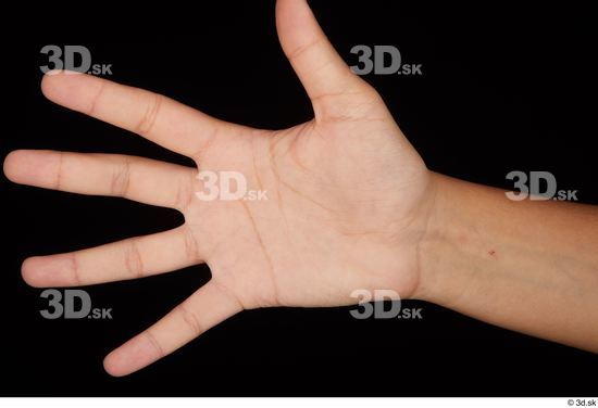 Hand Woman Average Palm Studio photo references