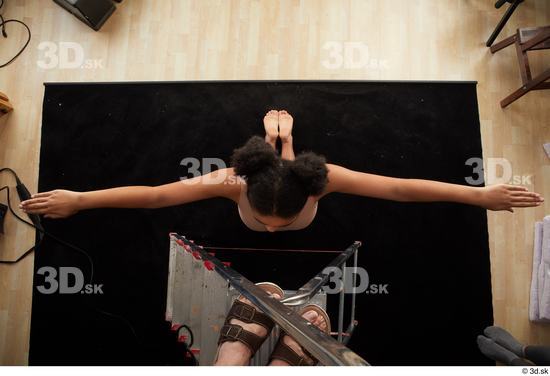 Whole Body Woman T poses Underwear Average Kneeling Top Studio photo references