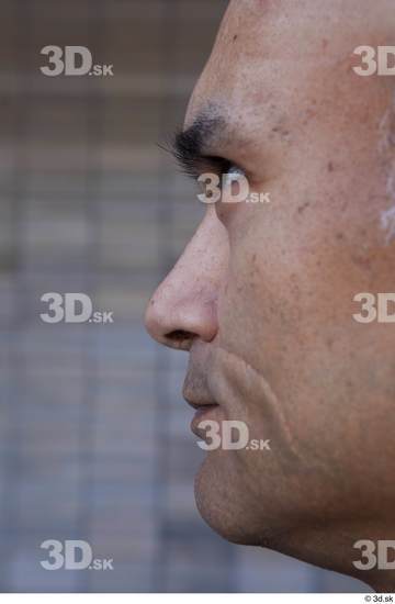 Nose Man White Casual Slim Street photo references