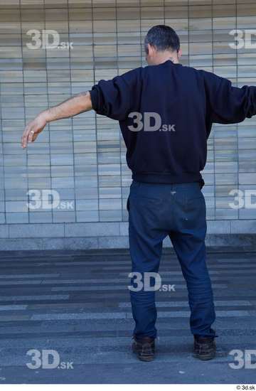 Whole Body Man T poses White Casual Slim Standing Street photo references