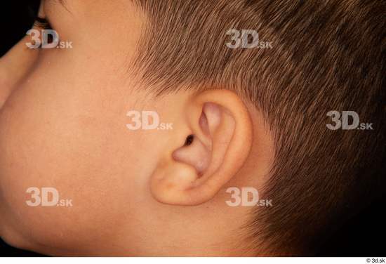 Ear Man White Slim Studio photo references