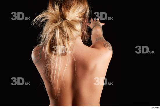 Woman White Slim Female Studio Poses