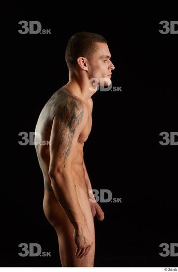 Man White Athletic Male Studio Poses