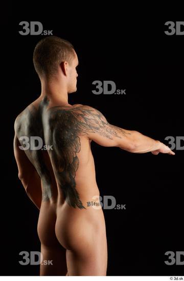 Man White Athletic Male Studio Poses